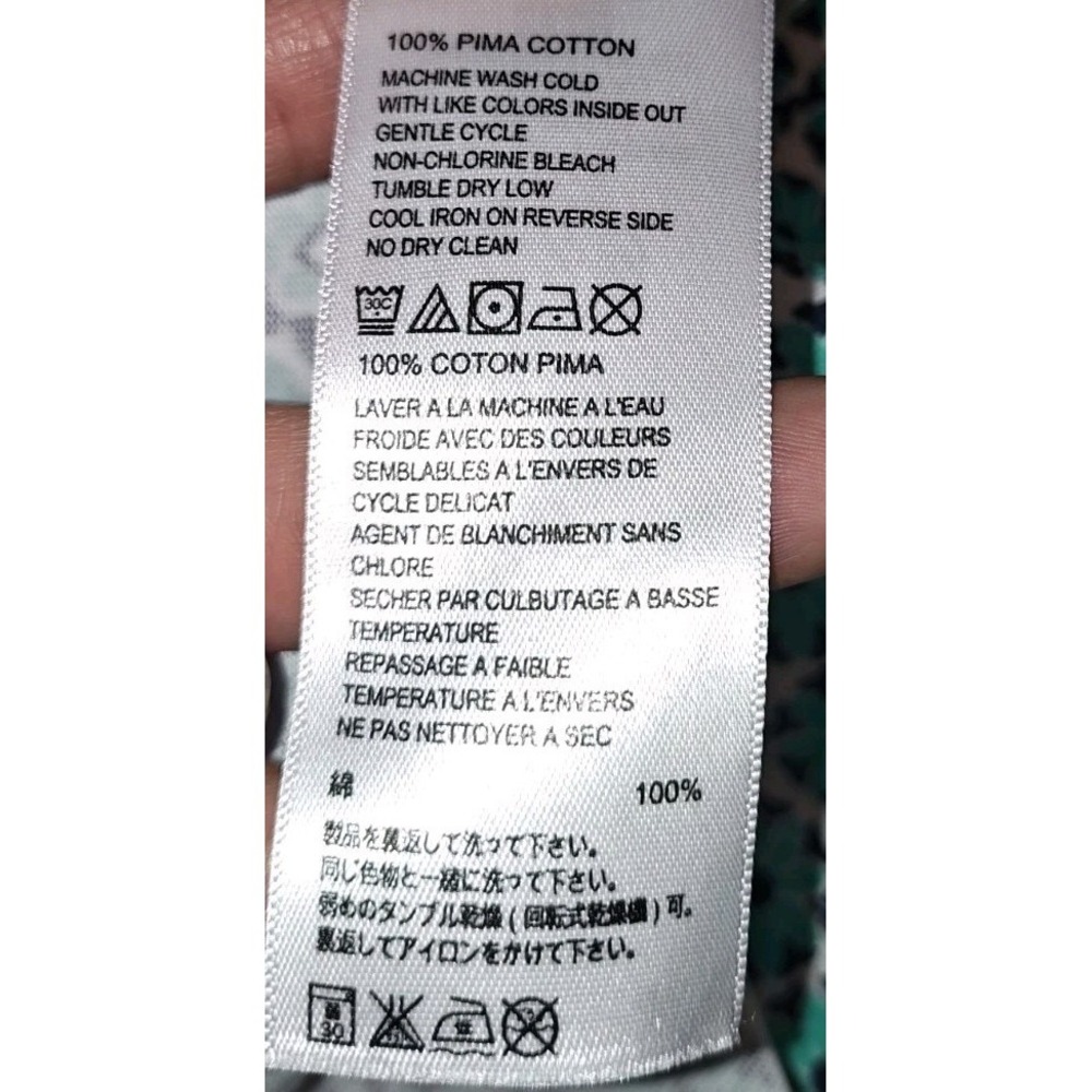 Tommy Bahama Sleeveless V-Neck Mini Dress in Aqua and White - Picture 8 of 9